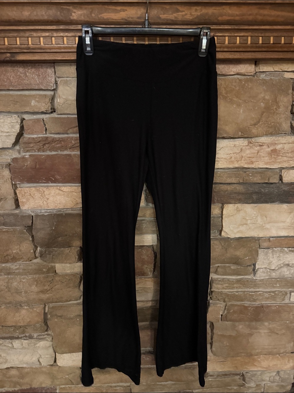 No Boundaries Black Stretch Flare Leggings